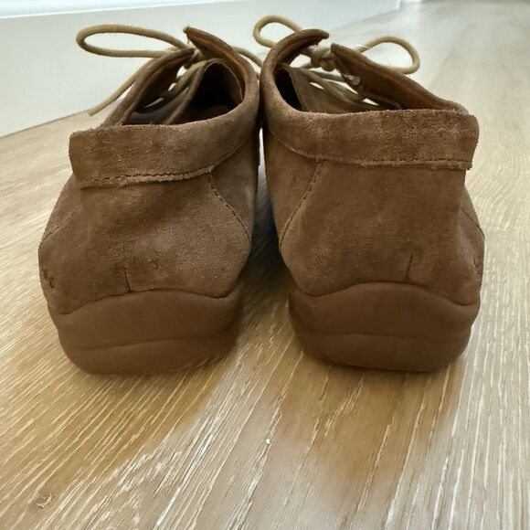NEW B.O.C. by Born Womens Suede Leather Brown Moccasins Loafers Shoes Sz 11 - Picture 3 of 11